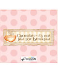 Chocolate Breakfast Candy Bar Wrapper
