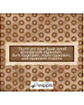 Chocolate Food Groups Candy Bar Wrapper