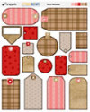 Sock Monkey Tags
