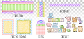 JJDT Baby Animal Squares