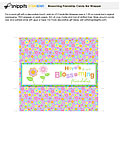 Blossoming Friendship Candy Bar Wrapper