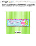Eggstraordinary Candy Bar Wrapper