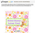 Some Bunny Loves You Candy Bar Wrapper