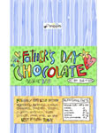 Father's Day Chocolate - 8 oz Candy Bar Wrapper