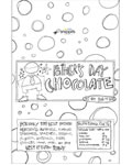 Father's Day Color Me - 8 oz Candy Bar Wrapper