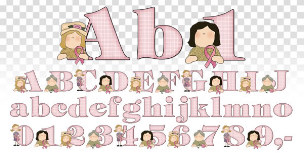 Pink Ribbon Alphabet