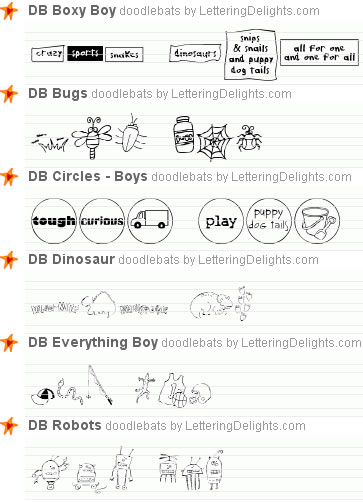 Boys DoodleBats Bundle