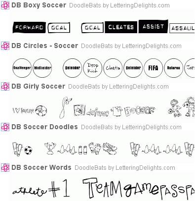 Soccer DoodleBats Bundle