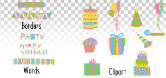 JDT Happy Party Journaling Delights Clip Art Set