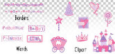 JDT Pampered Princess Journaling Delights Clip Art Set