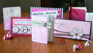 Card samples of how to use DoodleBats