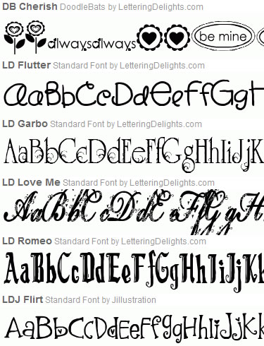 Cherish Font Bundle
