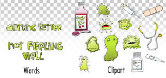 Feeling Green Journaling Delight Clipart set