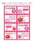 Love Sick Valentine Card Tags