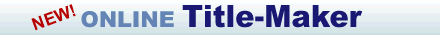 Online Title-Maker