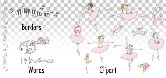 Princess Ballerina Journaling Delight Clipart set