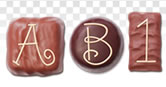 Assorted Chocolates Alphabet
