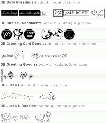 Greetings DoodleBats Bundle