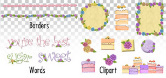 JDT Petits Fours Journaling Delights Clipart set