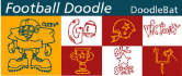 Football Doodles DoodleBat Font