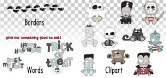 Smell My Feet Journaling Delights Clipart Set