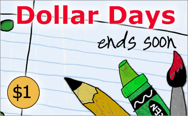Dollar Days Sale!