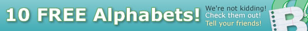 10 free alphabets