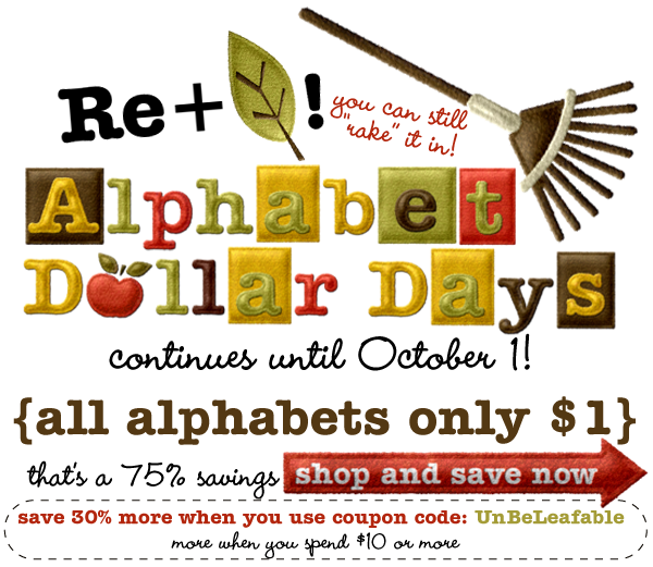 alphabet dollar days