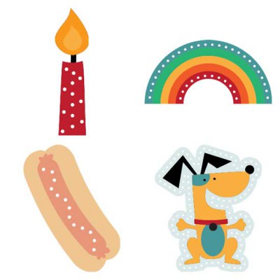 Hot Diggity Dog Lace Cards - CP