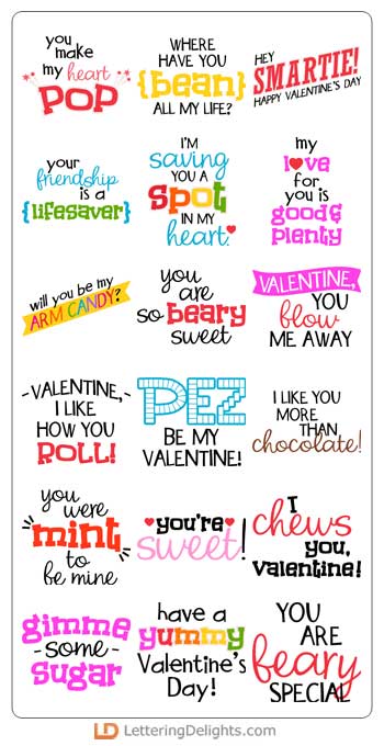 Sweet Valentine - Sayings - GS