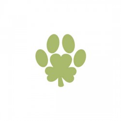 Lucky Dog - Paw Print - GS