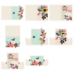 Laurels and Florals - Cards - CP