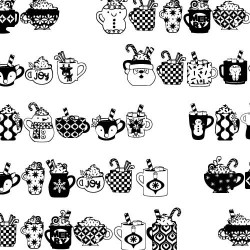 DB Retro Christmas - Mugs - DB