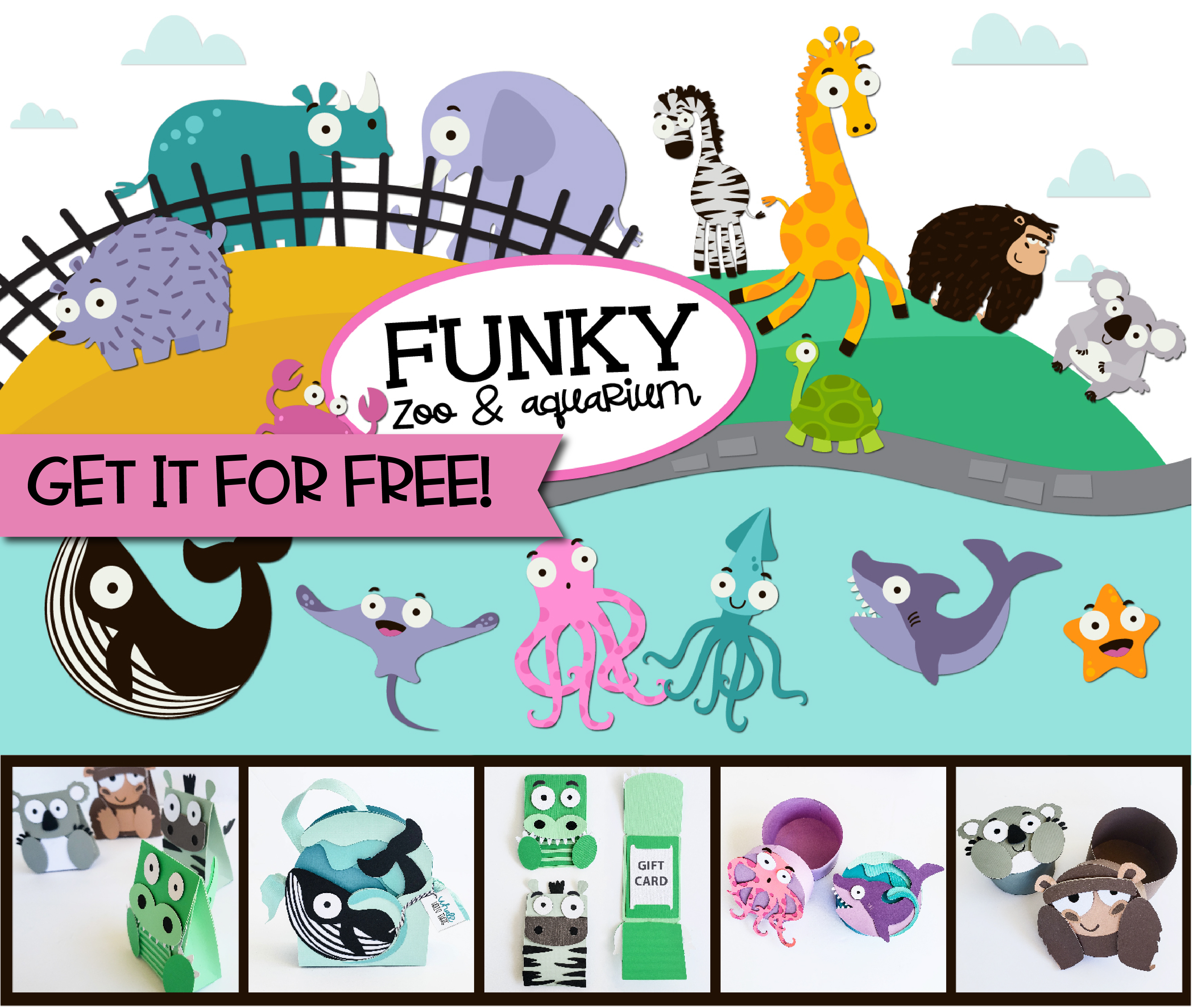 Earn the Funky Zoo - Promotional Bundle - Free